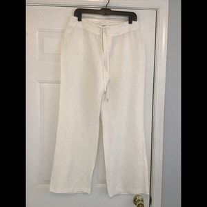 EUC Calvin Klein summer white pants size 12